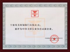 
中國衛(wèi)浴行業(yè)突出貢獻(xiàn)獎
