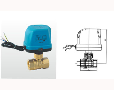 708 Q91F-16T黃銅電動(dòng)球閥