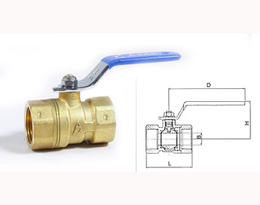 266 Q11F-20T 黃銅球閥