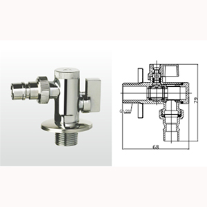 507 151SY3TF 黃銅洗衣機水嘴