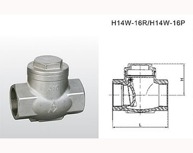 8412_8423 H14W-16R_H14W-16P 不銹鋼止回閥